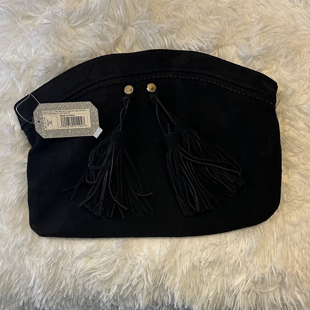Mossimo Supply Co. Black Tassel Clutch